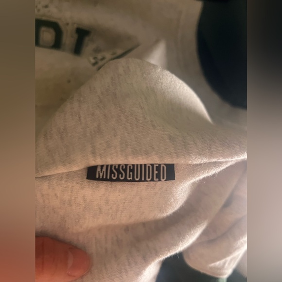 Missguided x Playboy turtleneck sweater in Green and light grey S - Picture 7 of 7